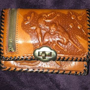 Vintage leather wallet